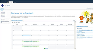SharePoint, myTraining, Formation, solution collaborative